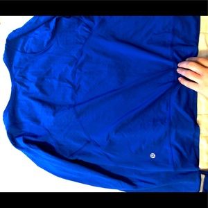 Lululemon rich blue crew neck luxtreme
